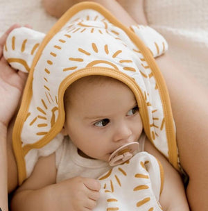 Bamboo Hooded Bath Towel Set : Soleil Baby Towel Luna's Treasures 