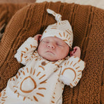 Bamboo Jersey Knotted Beanie : Soleil Baby Accessory Luna's Treasures 