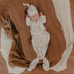 Lunas Treasures Knotted Hem Newborn Gown : Soleil