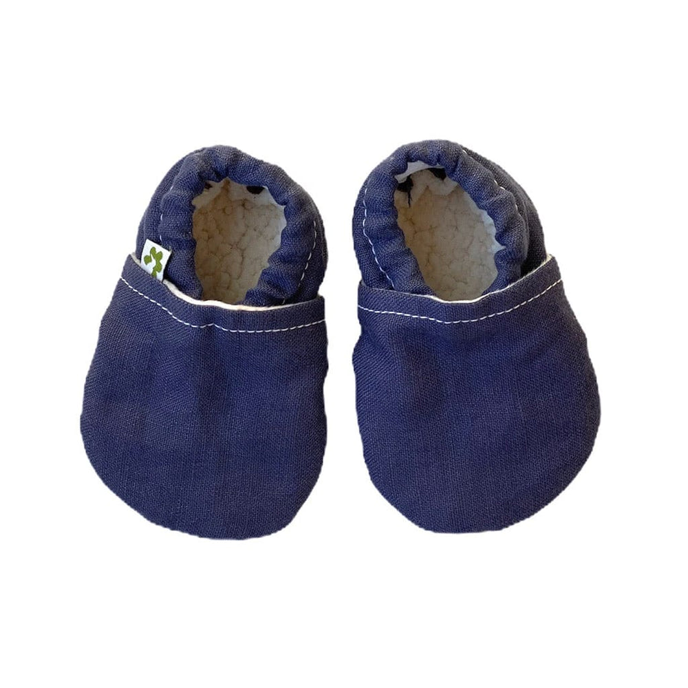 
            
                Load image into Gallery viewer, Pretty Kiwi Baby Accessory Baby Booties : Linen Ocean
            
        
