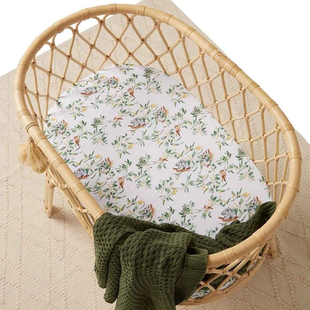 
            
                Load image into Gallery viewer, Snuggle Hunny Kids Sheet Bassinet/Change Sheet : Eucalypt
            
        