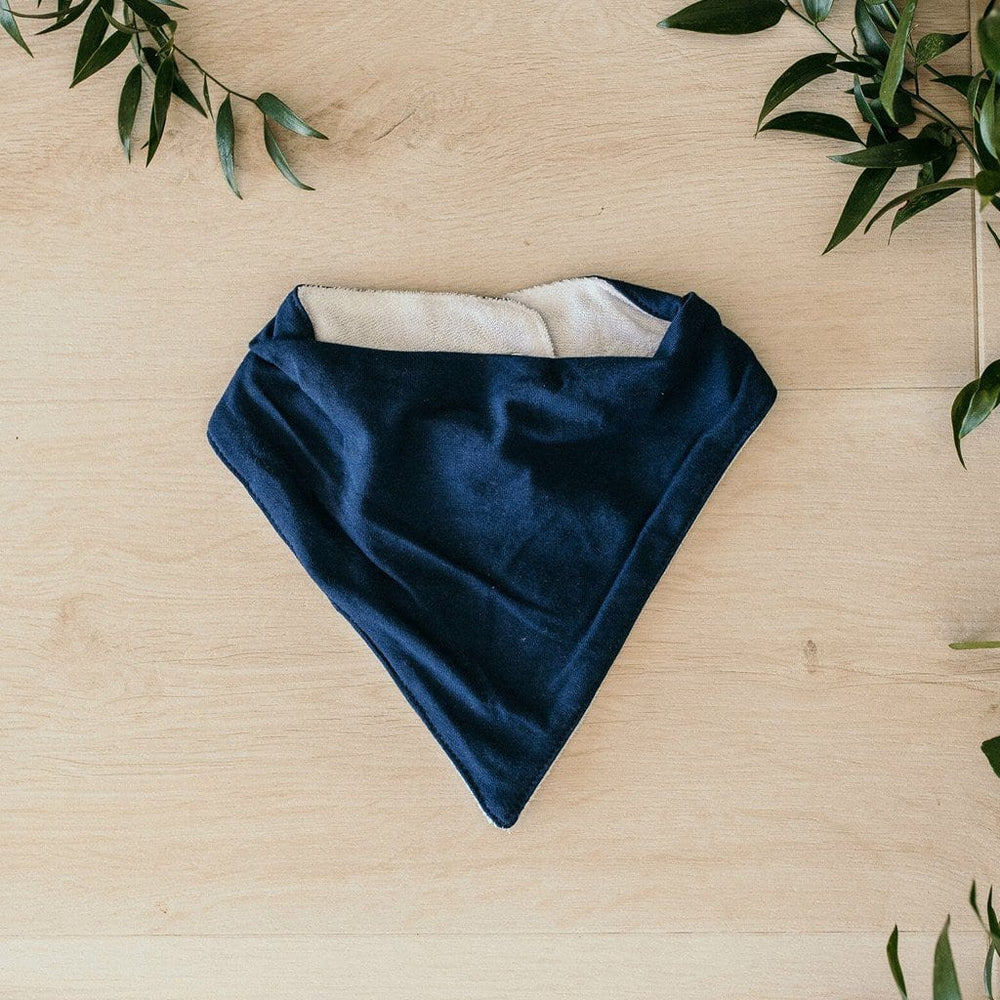 
            
                Load image into Gallery viewer, Dribble Bib : Navy Baby Accessory Snuggle Hunny Kids 
            
        