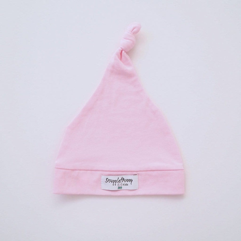 Knotted Beanie : Baby Pink Baby Accessory Snuggle Hunny Kids 