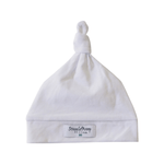 Knotted Beanie : White Baby Accessory Snuggle Hunny Kids 