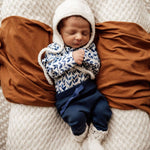 Baby Pants : Navy Clothing Snuggle Hunny Kids Newborn (0000) 