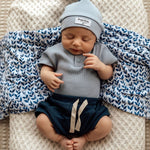 Snuggle Hunny Kids Organic Baby Clothing Organic Baby Shorts : Navy