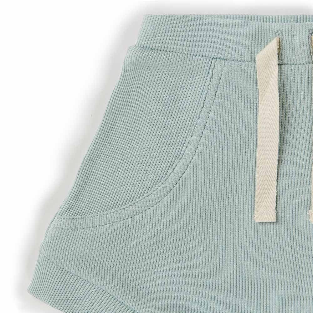 
            
                Load image into Gallery viewer, Snuggle Hunny Kids Clothing Organic Baby Shorts : Sage
            
        