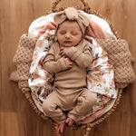 Snuggle Hunny Kids Clothing Newborn (0000) Organic Growsuit : Pebble