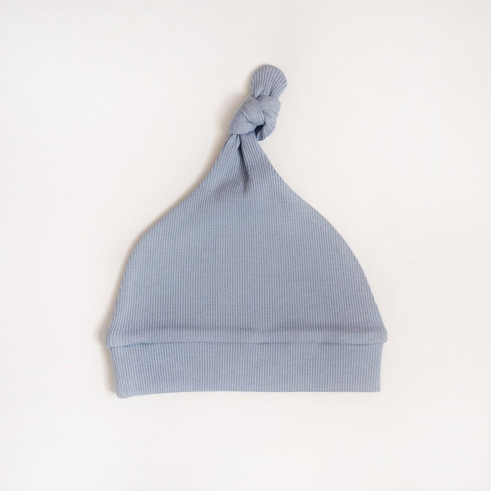 Snuggle Hunny Kids Organic Baby Clothing Organic Ribbed Knotted Beanie : Zen