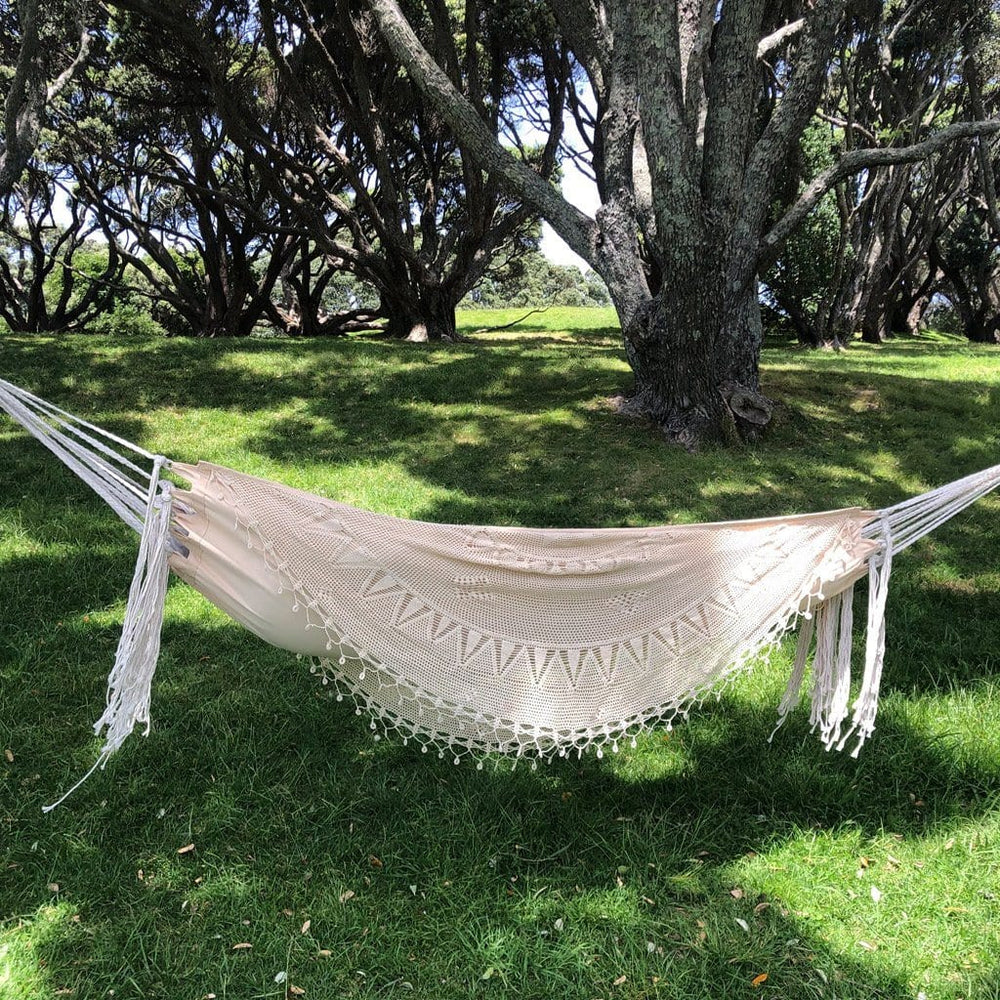 Crochet Summer Breeze Macrame Hammock Swings Twig & Sparrow 